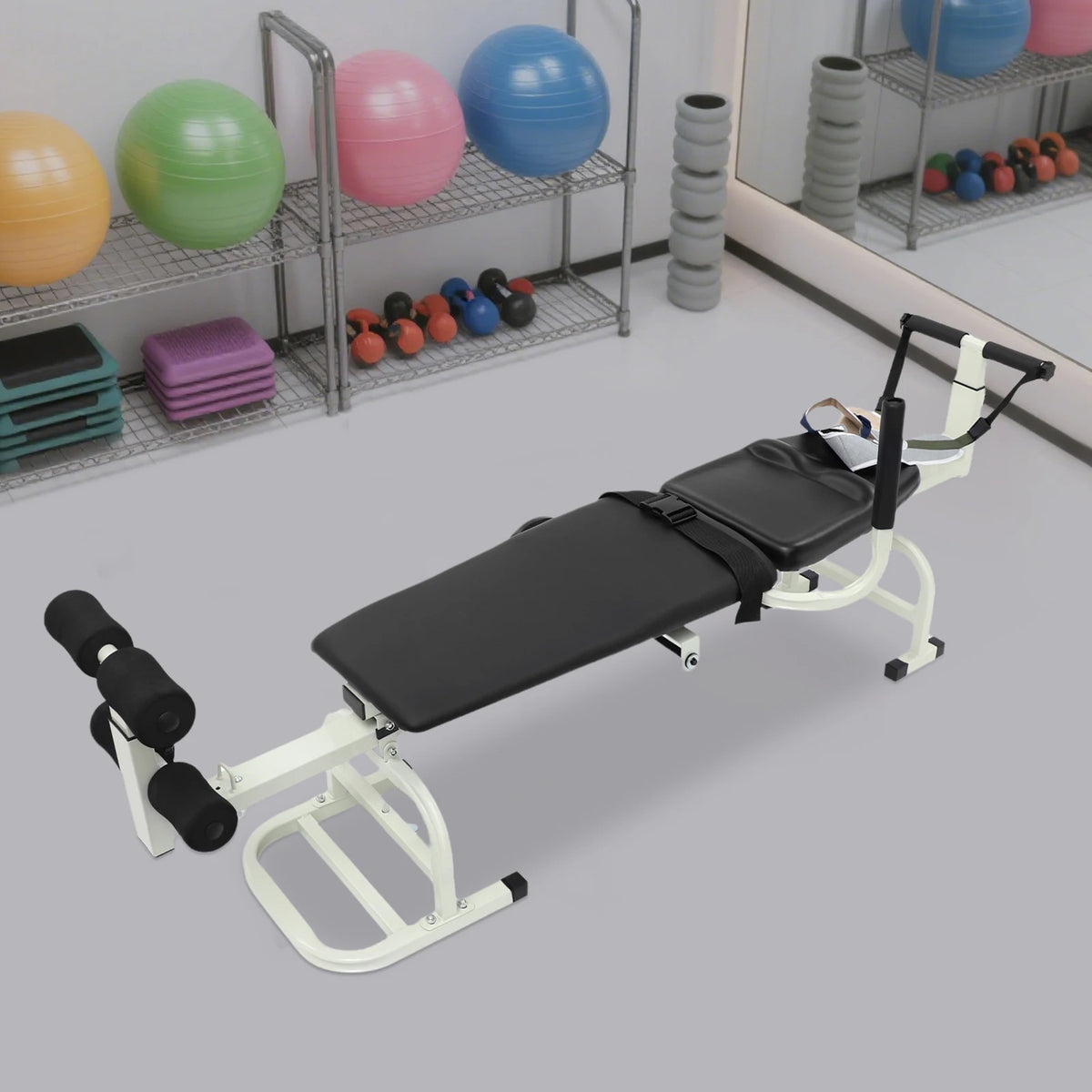 Multi Function Cervical And Lumbar Spine Traction Stretcher