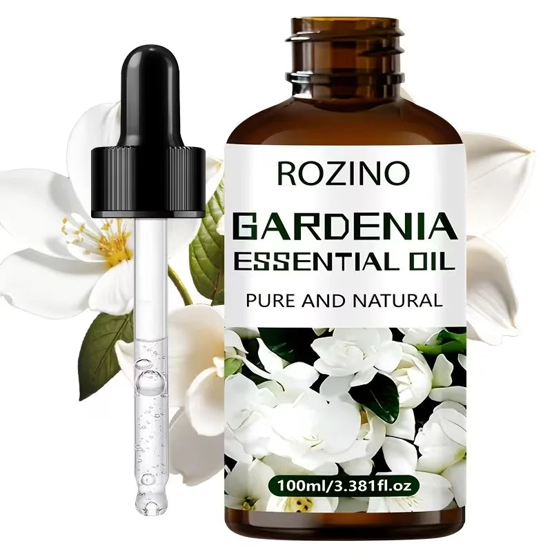 Gardenia Essential Oil : Gardenia Scent. For Face, Nails, Hair, Lashes, Guasha, Body, Massage. All Skin Types. Unisex. Premium Hydrating Fragrant Oil.