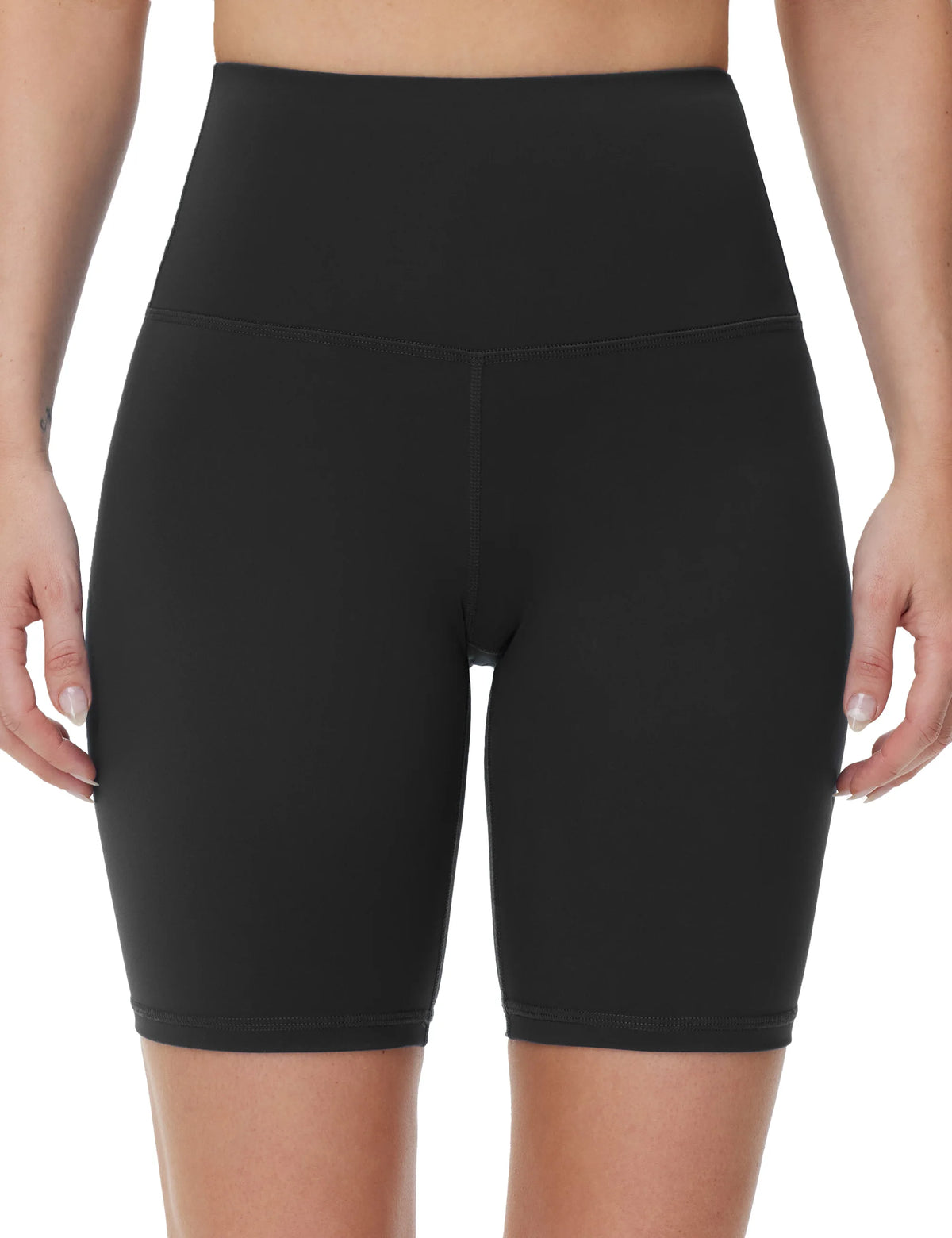 THE GYM PEOPLE High Waist Tummy Control Compression Shorts for Women Yoga Workout Athletic Running Fitness Shorts