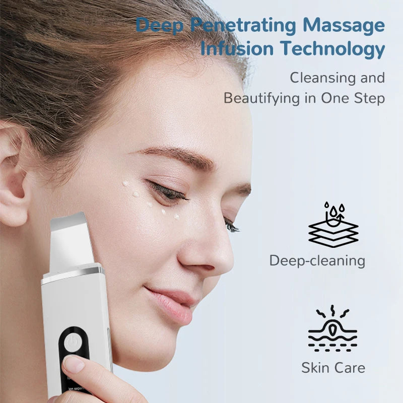 CMH 4 In 1 Ultrasonic Skin Scrubber Pore Cleansing Tool