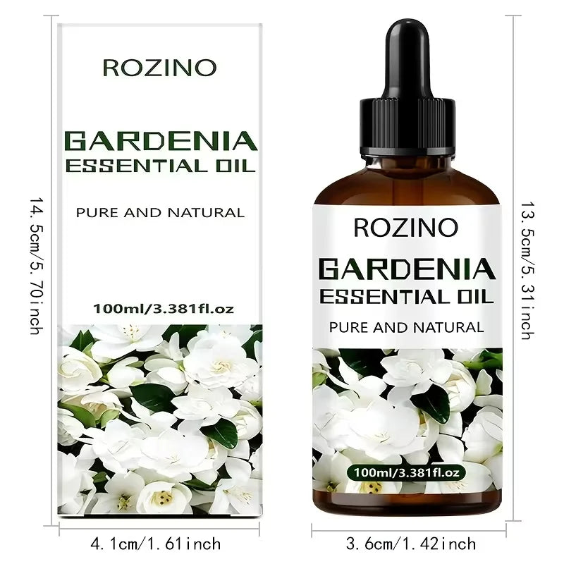 Gardenia Essential Oil : Gardenia Scent. For Face, Nails, Hair, Lashes, Guasha, Body, Massage. All Skin Types. Unisex. Premium Hydrating Fragrant Oil.