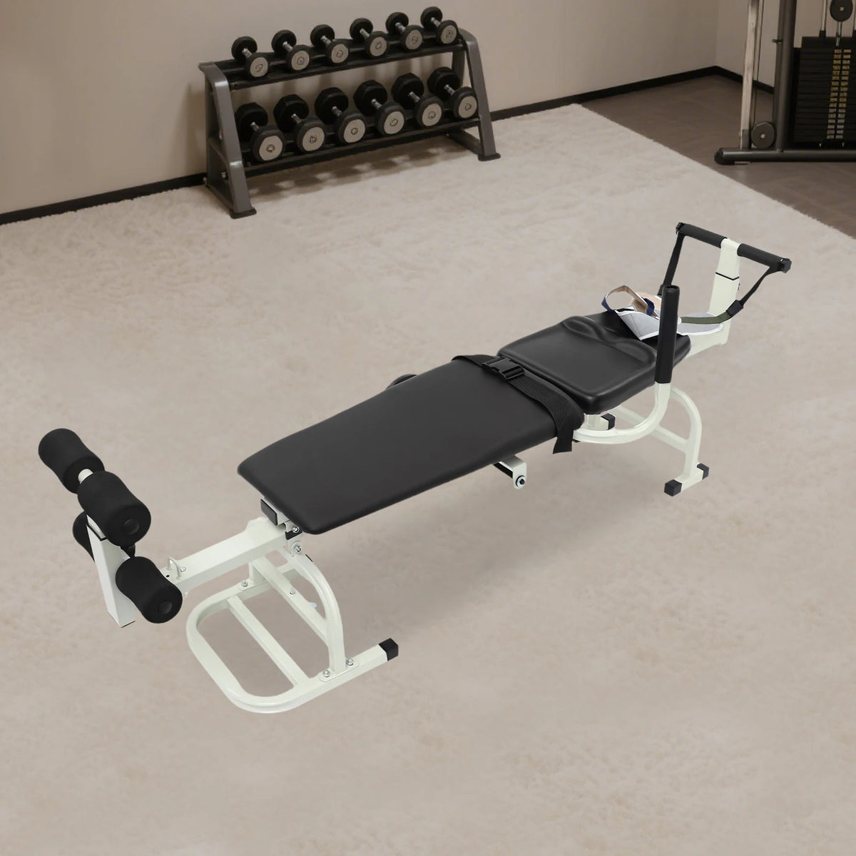 Multi Function Cervical And Lumbar Spine Traction Stretcher