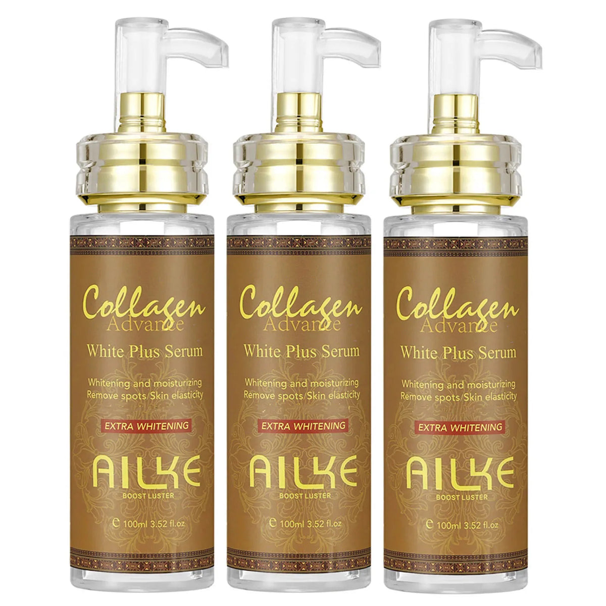 AILKE Whitening Body Lotion, Reduce Dark Spots, Even Skin Tone, With Collagen And Natural Carrot Oil, Skin Moisturizer, 500ml