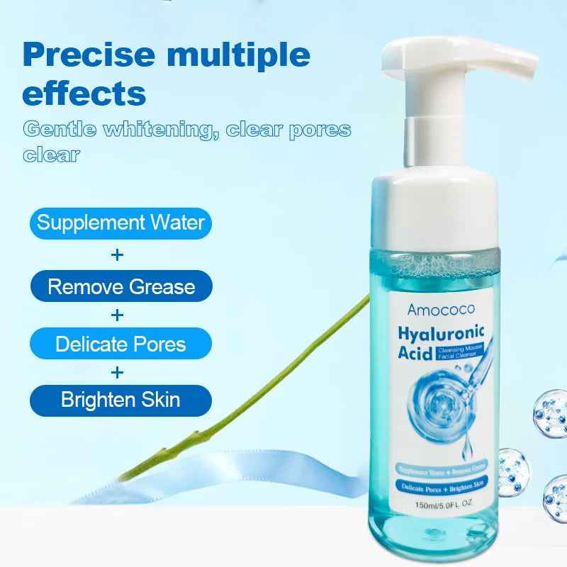 Amococo Gentle Foaming Facial Cleanser With Compressed Towels