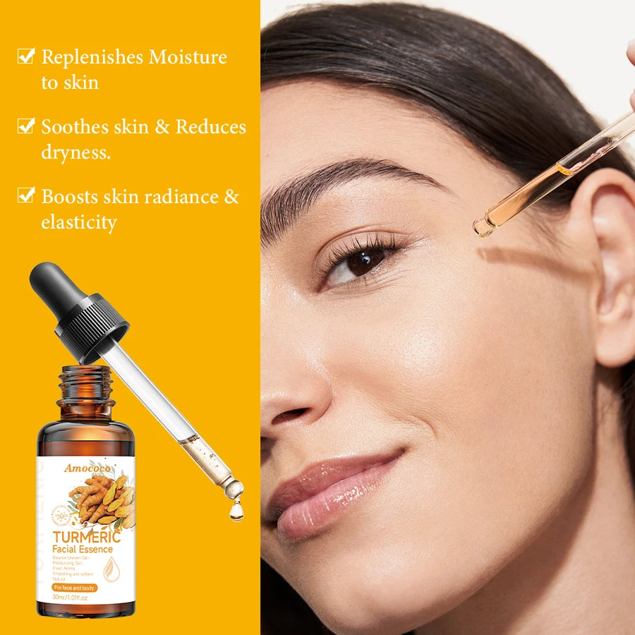 Amococo Turmeric Vitamin C Hyaluronic Acid Facial Essence