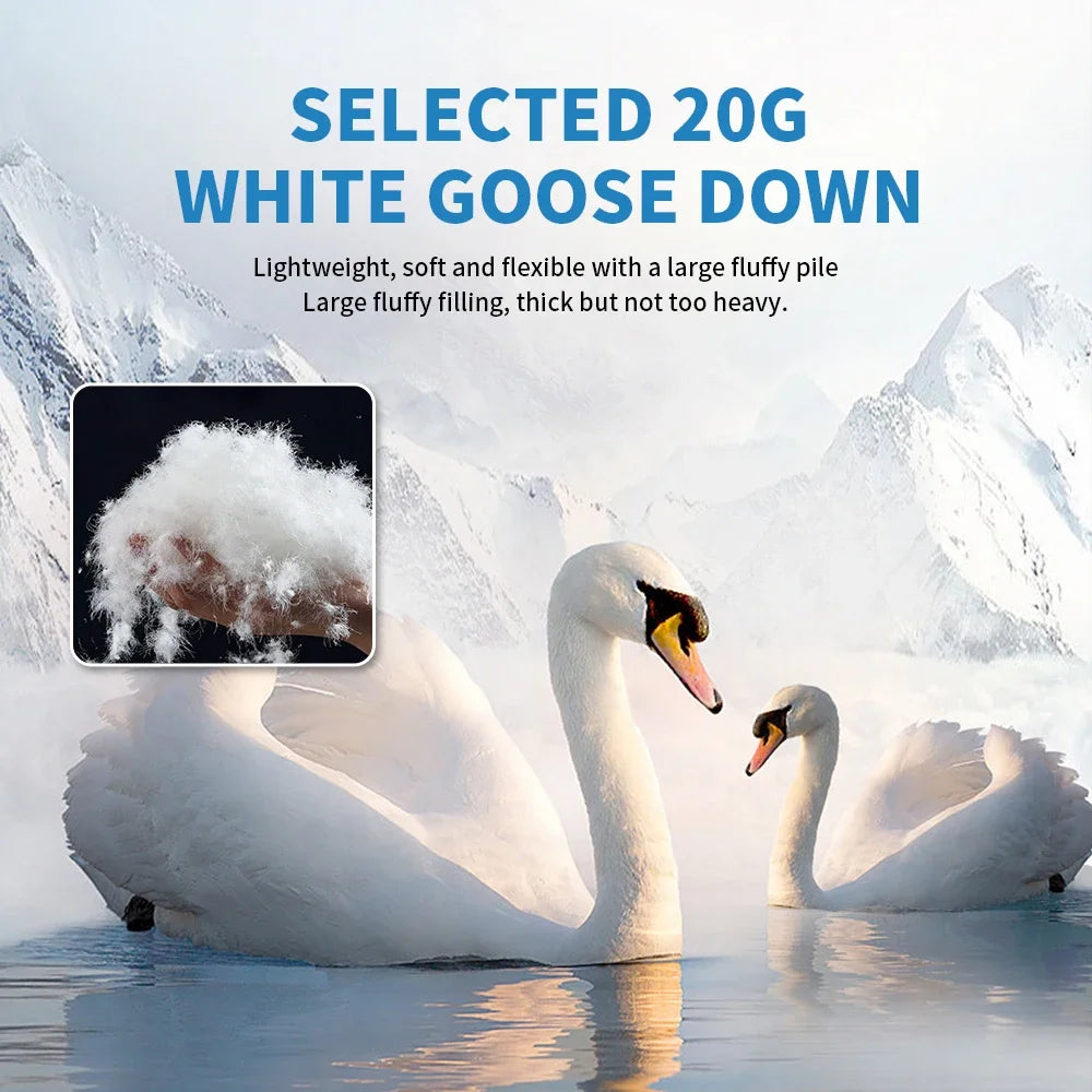 Naturehike Goose Down Slipper Boots Winter Warm Waterproof Windproof Outdoor Camping Hiking Fishing Thermal Feet Cover Shoe Sock