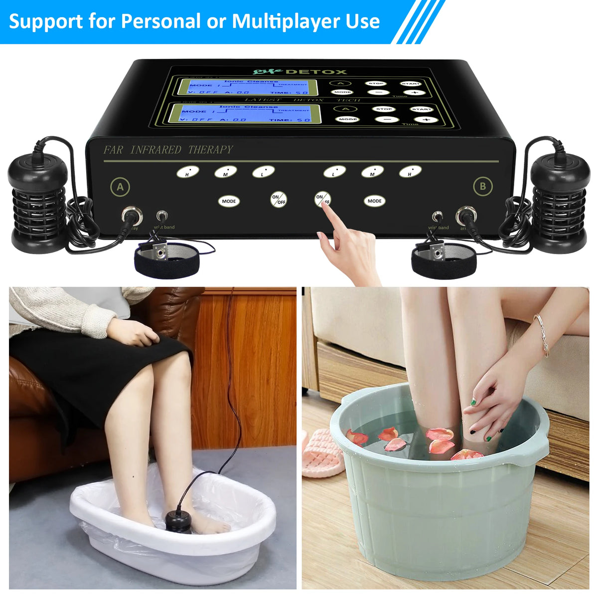 Premium Infrared Heating Waist Belt Detox Spa Massage Device