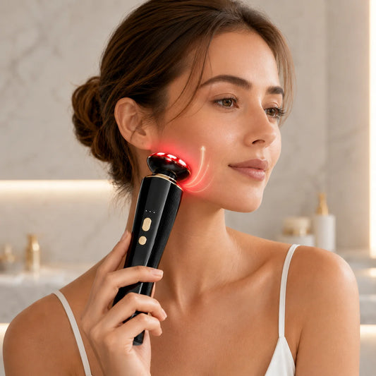 Red Light Therapy Facial Massager For Face And Neck Care