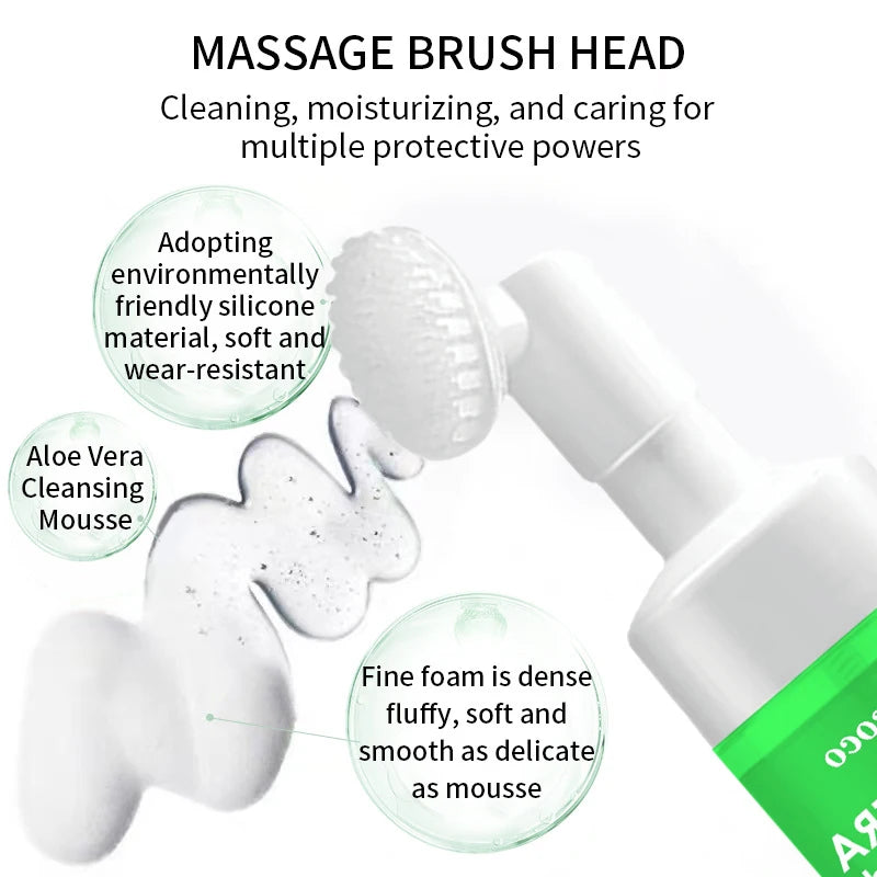 Amococo Gentle Foaming Facial Cleanser With Compressed Towels