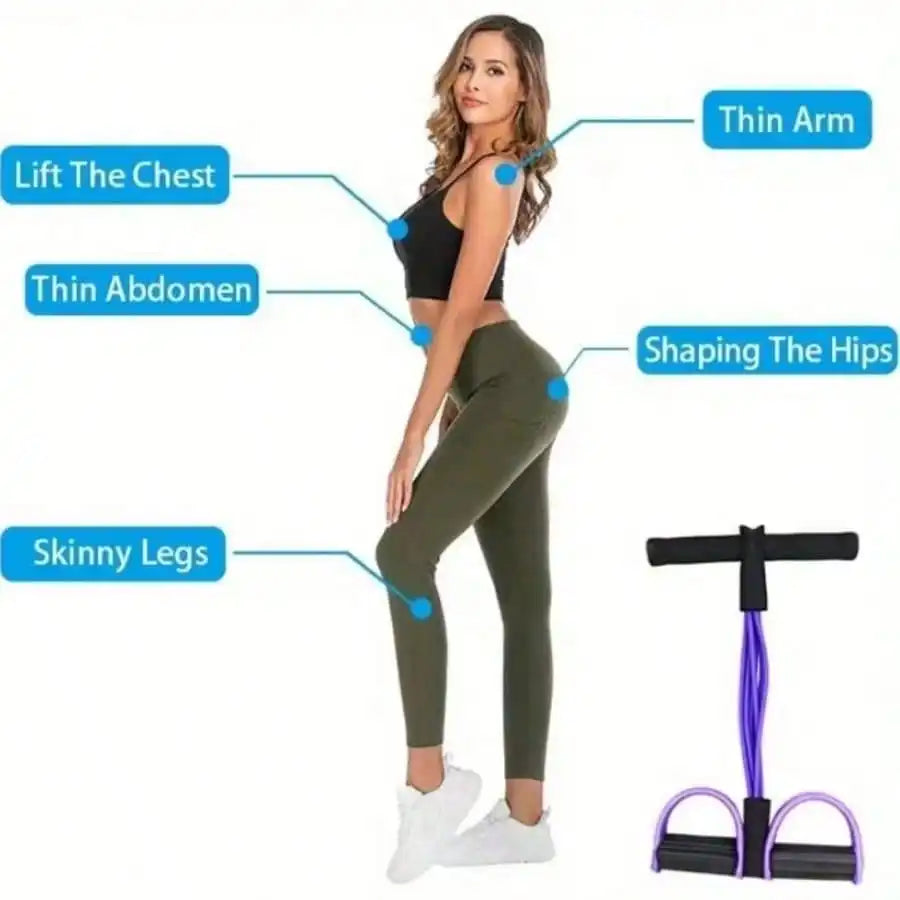 6 Rolls Upgraded High Tension Purple Resistance Bands, Ergonomic Durable Fitness Bands With Comfortable Grip, Suitable For Home Gym Weight Training, Cardio Exercises And Daily Home Fitness