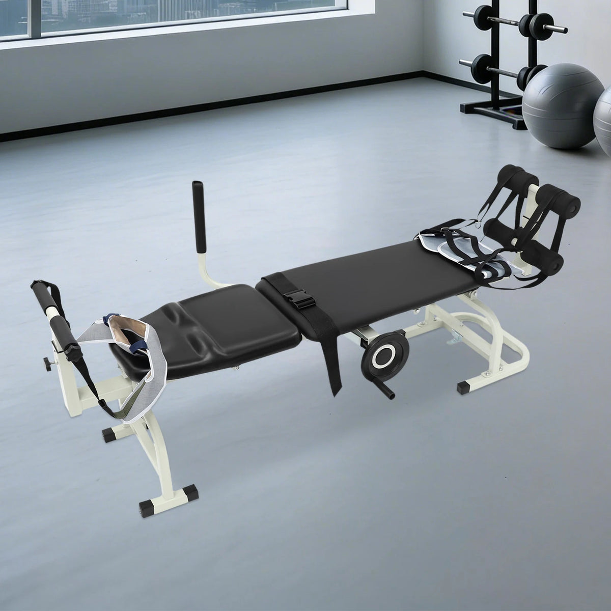 Multi Function Cervical And Lumbar Spine Traction Stretcher