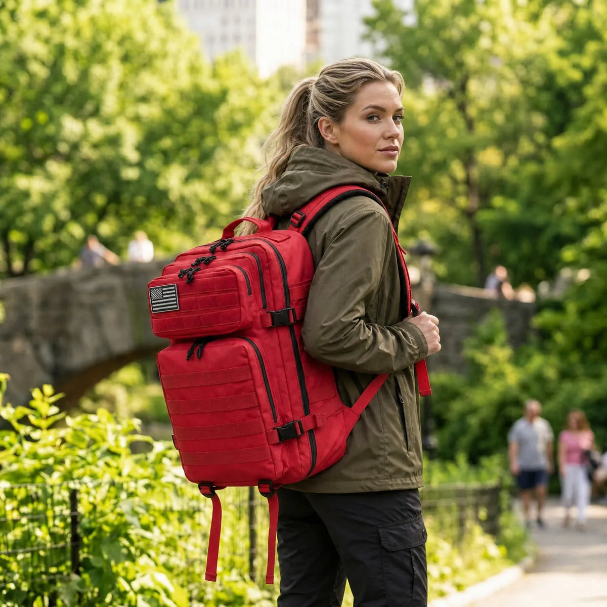 ReFire Gear Tactical Travel Backpack With Molle Pockets And Comfort