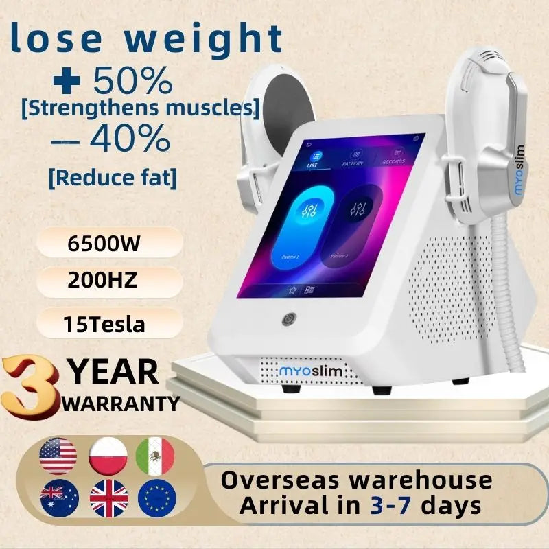 EMSZERO PRO 6500W NEO Slimming Machine EMS+EMT/RF Nova Body Sculpting EMS Pelvic Muscle Stimulator Salon