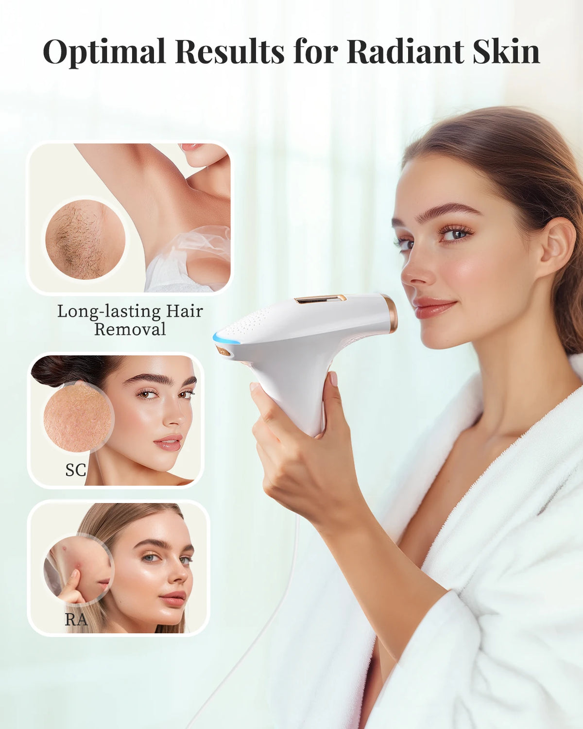 Lysmoski Ipl Hair Removal Epilator Device For Whole Body