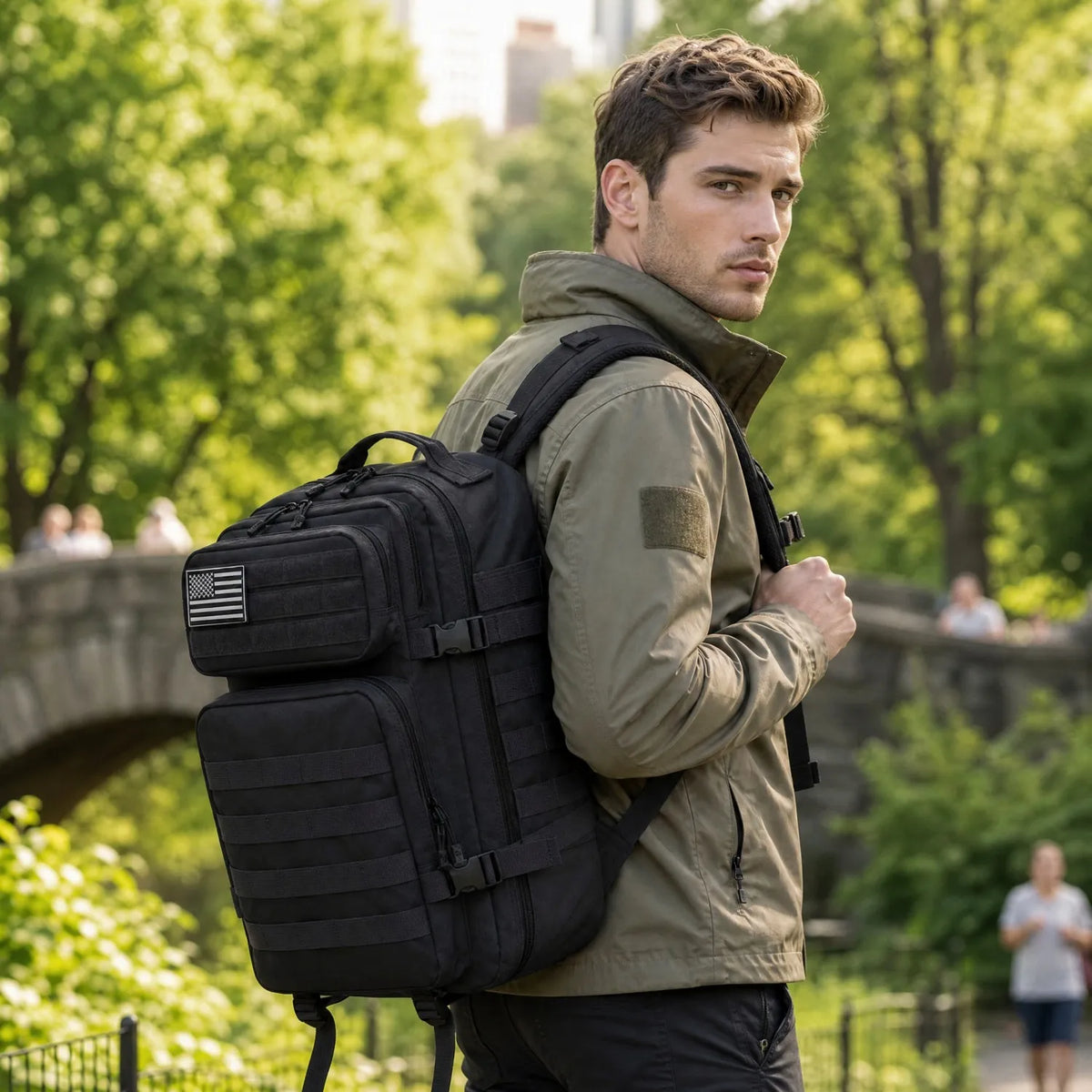ReFire Gear Tactical Travel Backpack With Molle Pockets And Comfort