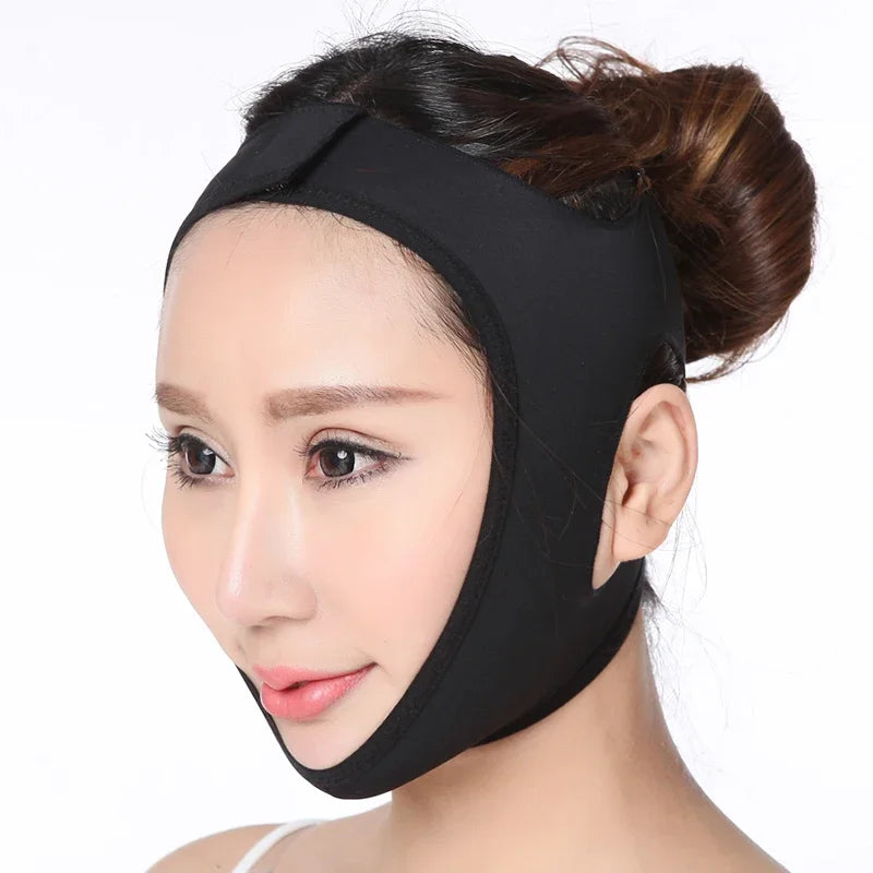 V Line Face Lifting Bandage Elastic Facial Contour Shaper for Jawline Double Chin Cheek Support Women Skin Care Beauty Tool