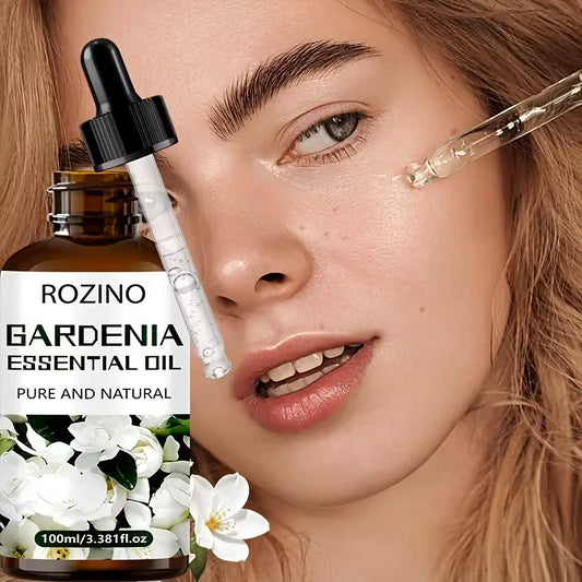 Gardenia Essential Oil : Gardenia Scent. For Face, Nails, Hair, Lashes, Guasha, Body, Massage. All Skin Types. Unisex. Premium Hydrating Fragrant Oil.