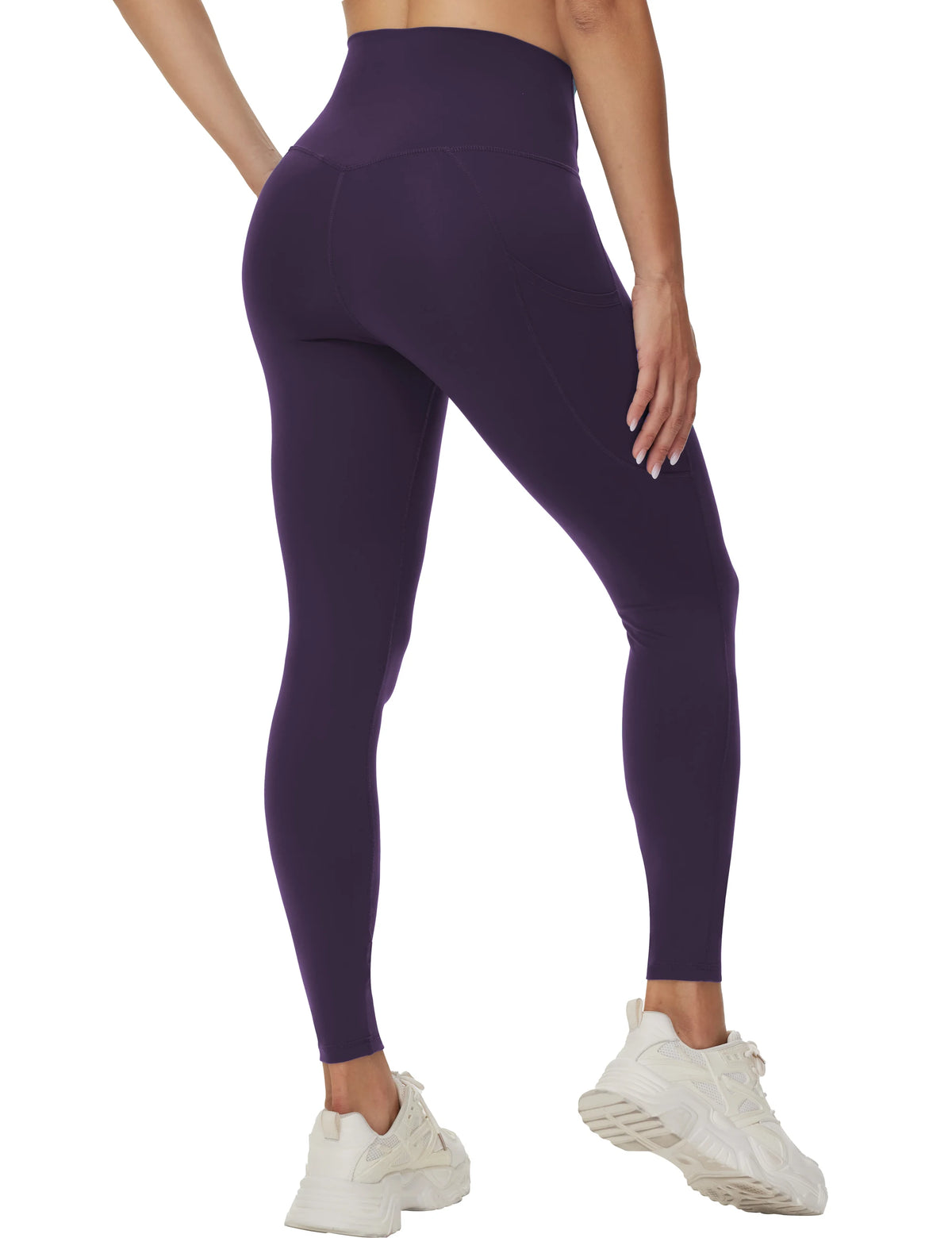 The Gym People Women Cross Waist Tummy Control Leggings