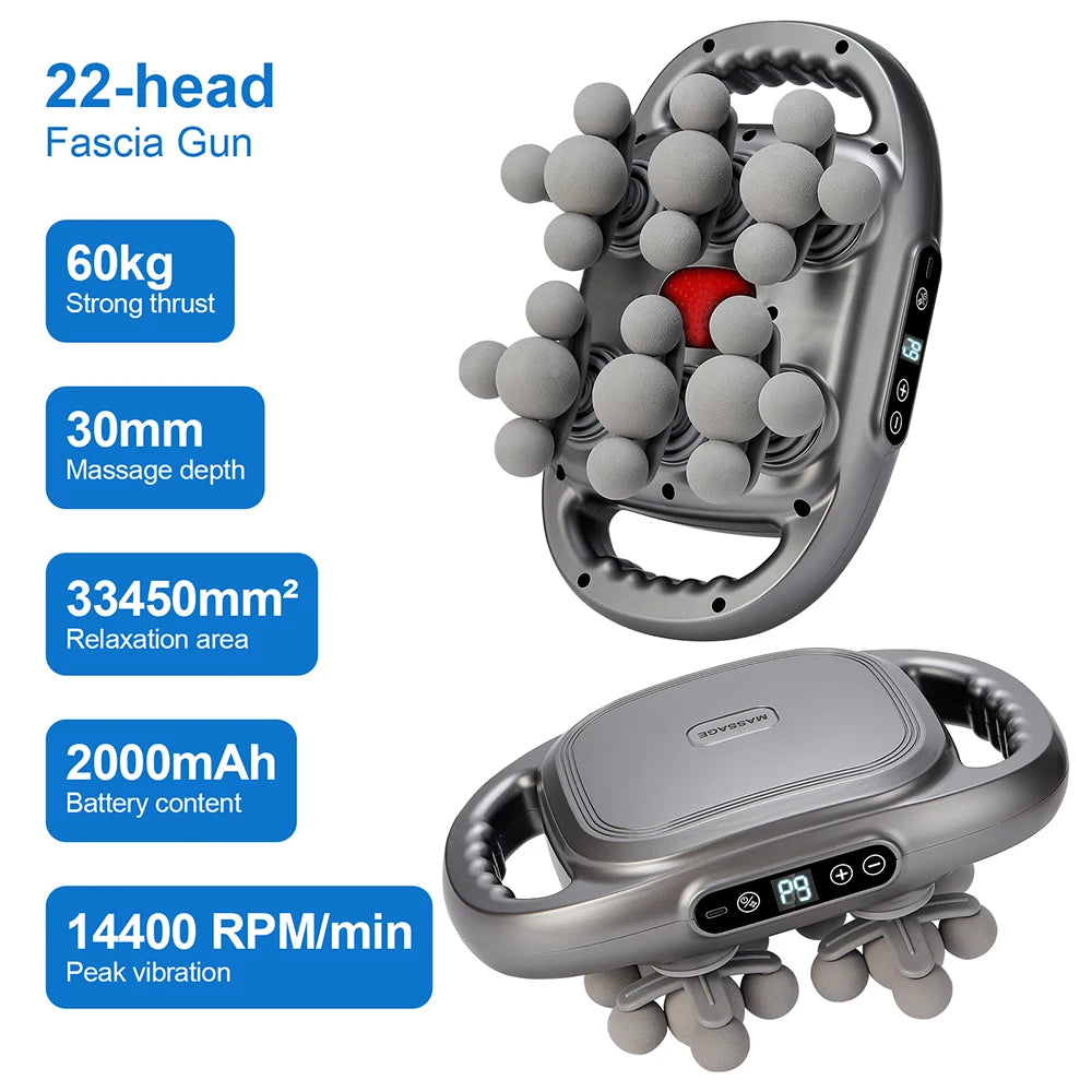 Foreverlily Rechargeable Fascia Massage Gun For Full Body Relaxation