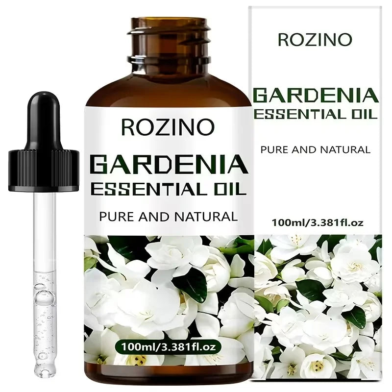 Gardenia Essential Oil : Gardenia Scent. For Face, Nails, Hair, Lashes, Guasha, Body, Massage. All Skin Types. Unisex. Premium Hydrating Fragrant Oil.