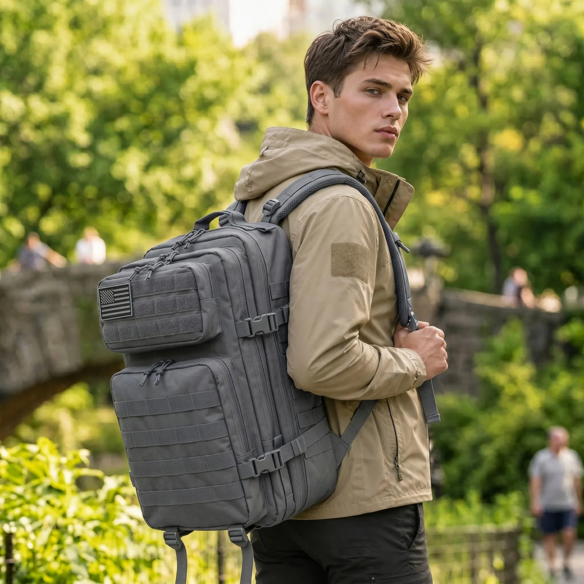 ReFire Gear Tactical Travel Backpack With Molle Pockets And Comfort