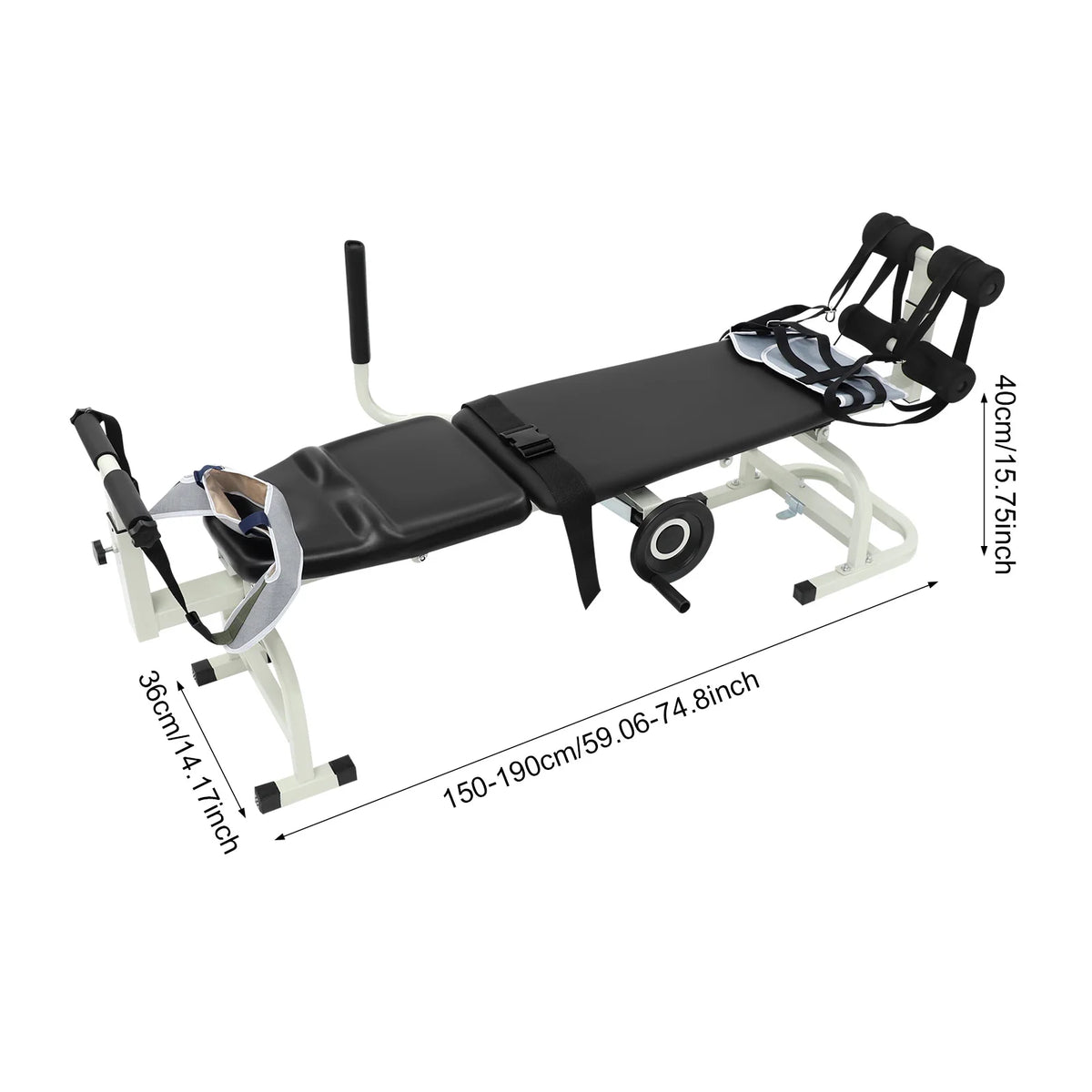 Multi Function Cervical And Lumbar Spine Traction Stretcher