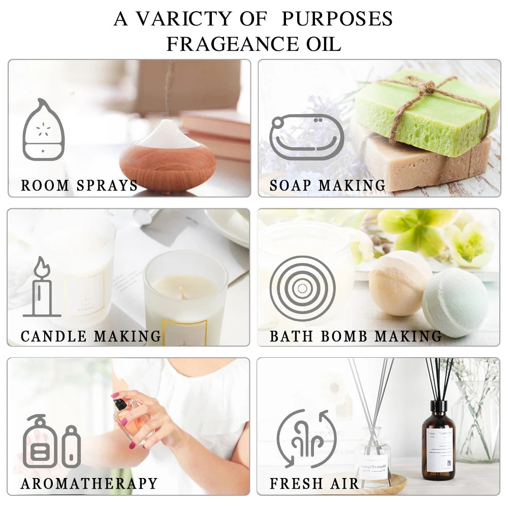 MAYJAM Premium Pure Essential Oil Collection For Home Aromatherapy