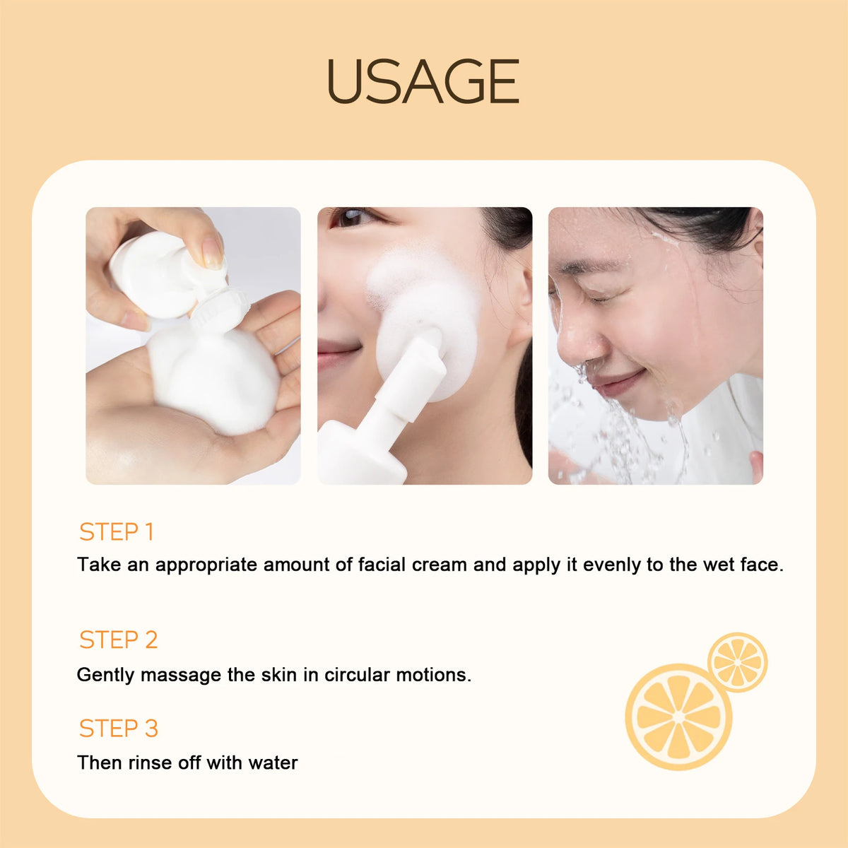 Amococo Gentle Foaming Facial Cleanser With Compressed Towels