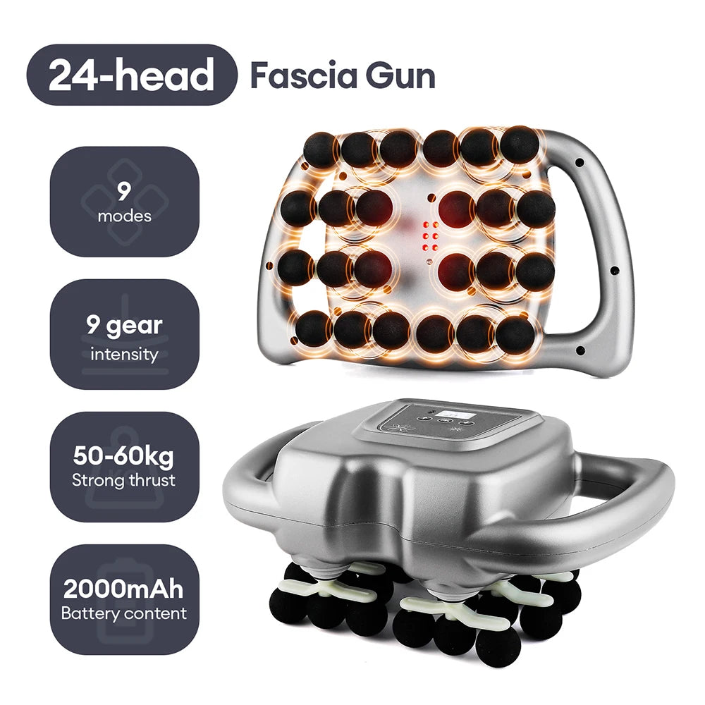 Foreverlily Rechargeable Fascia Massage Gun For Full Body Relaxation