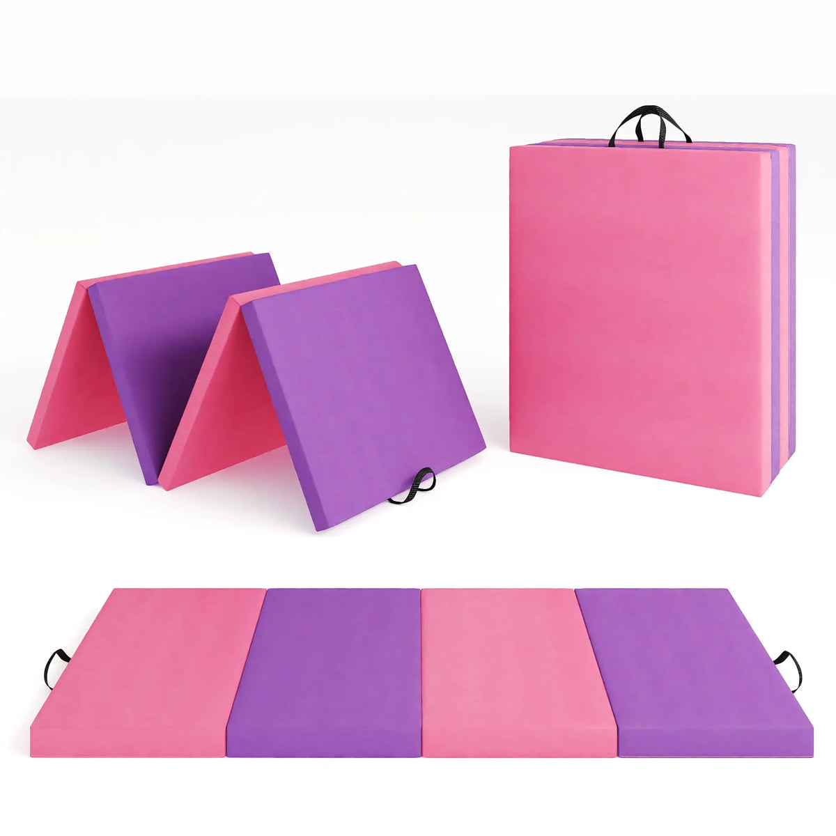 HiMISS Foldable Gymnastics Mat For Home Fitness Exercise And Yoga