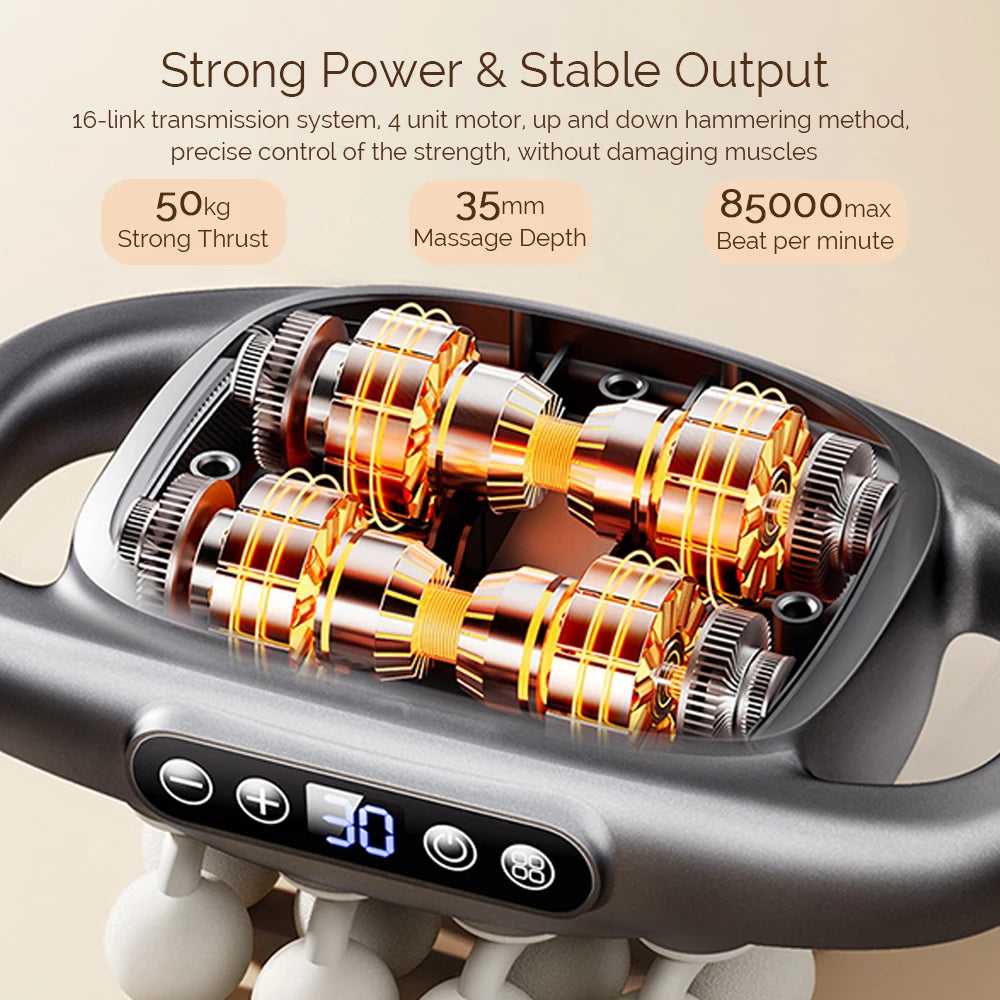 Foreverlily Rechargeable Fascia Massage Gun For Full Body Relaxation