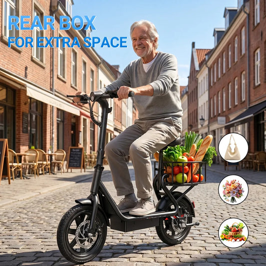 DYU C4  Folding Electric Scooter 14 inch Mini E-Bike 500W Peak 20MPH 36V 7.8AH  Battery Compact City Commuter E-Scooter Style