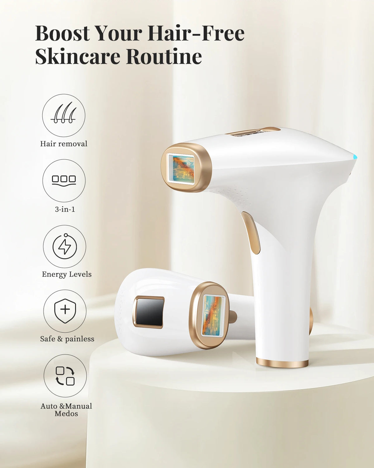Lysmoski Ipl Hair Removal Epilator Device For Whole Body