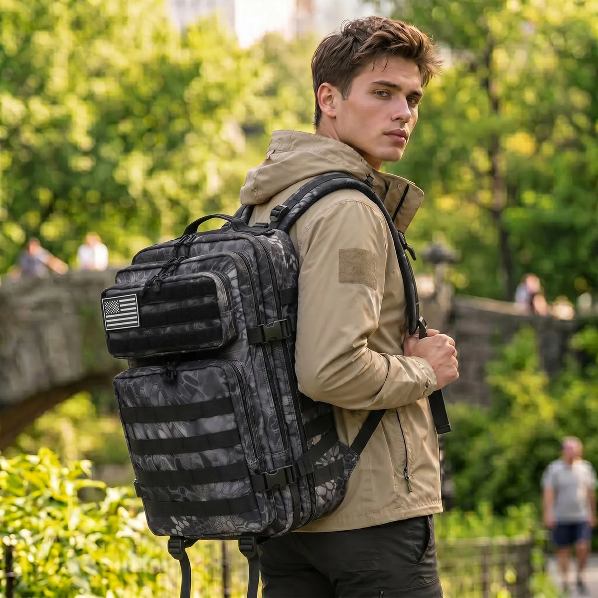 ReFire Gear Tactical Travel Backpack With Molle Pockets And Comfort