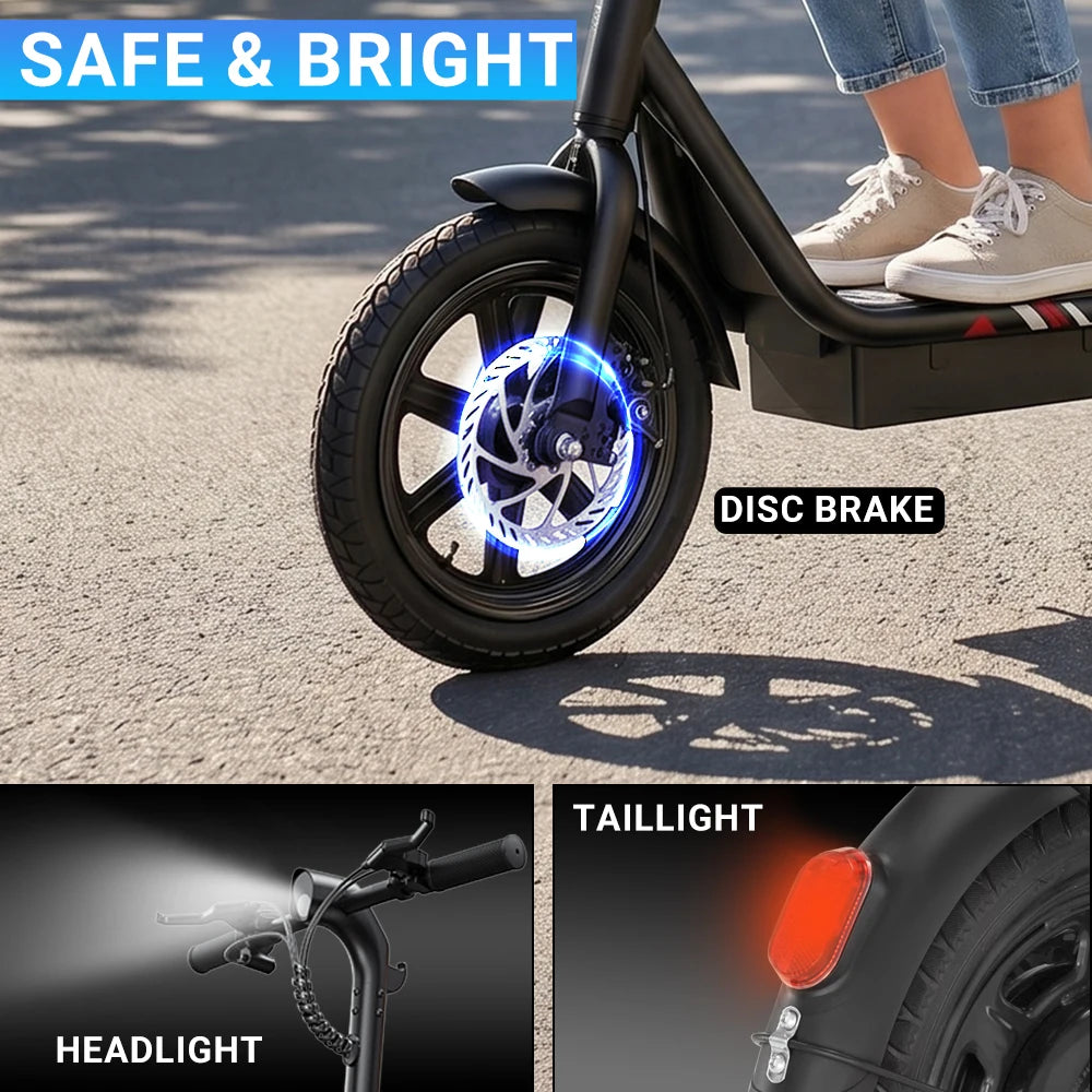 DYU C4  Folding Electric Scooter 14 inch Mini E-Bike 500W Peak 20MPH 36V 7.8AH  Battery Compact City Commuter E-Scooter Style