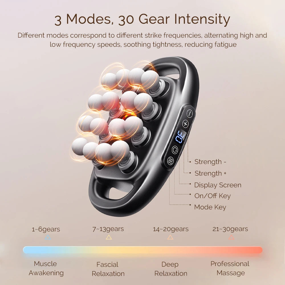 Foreverlily Rechargeable Fascia Massage Gun For Full Body Relaxation