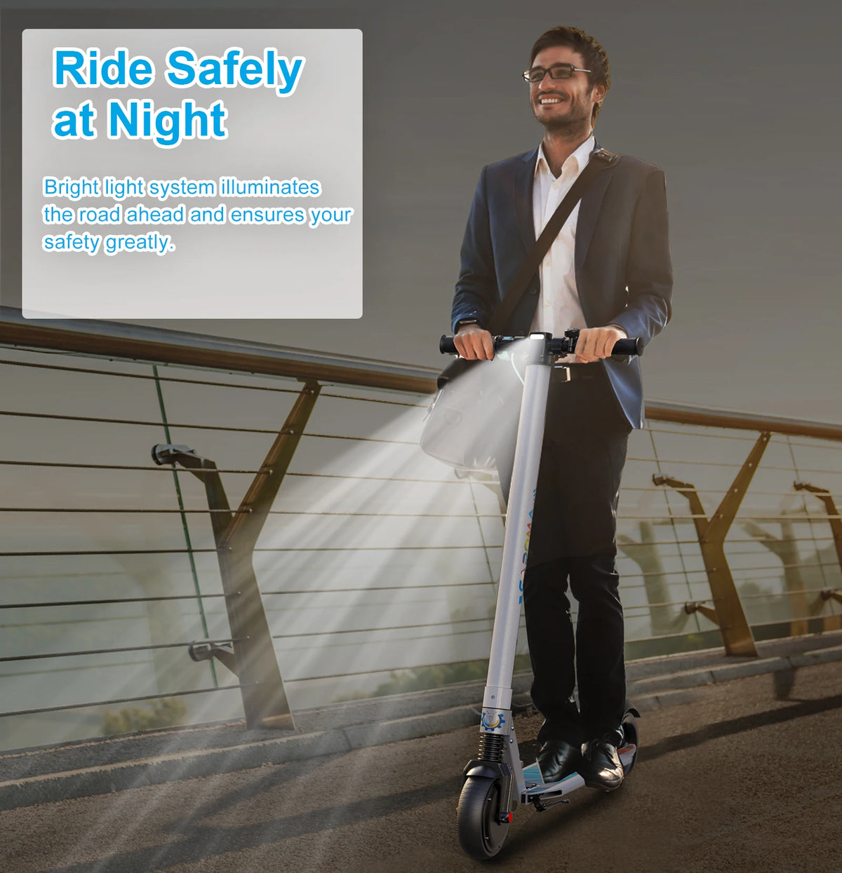Electric Scooter Commuter E-Bike Foldable Commuter E-Scooter With Cruise Control Dual Braking System Shock Absorption