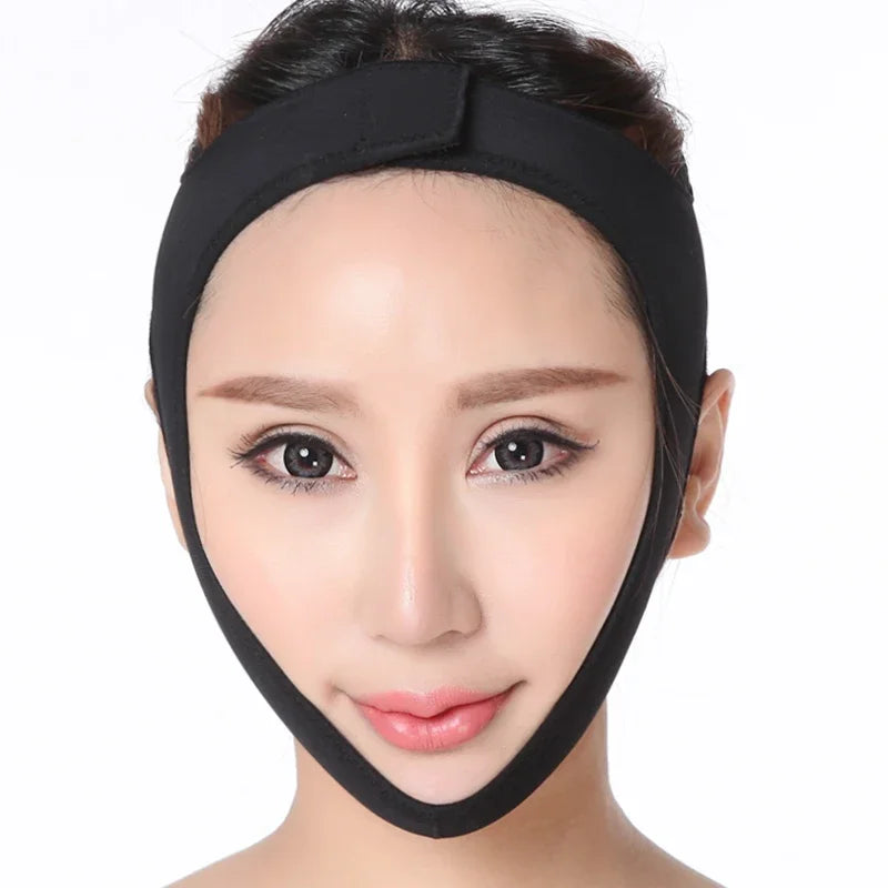 V Line Face Lifting Bandage Elastic Facial Contour Shaper for Jawline Double Chin Cheek Support Women Skin Care Beauty Tool
